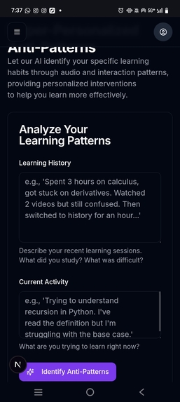 Synergistic Learning Accelerator -(Using Al tools) – screenshot 9