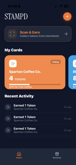 STAMPD rewards – screenshot 1