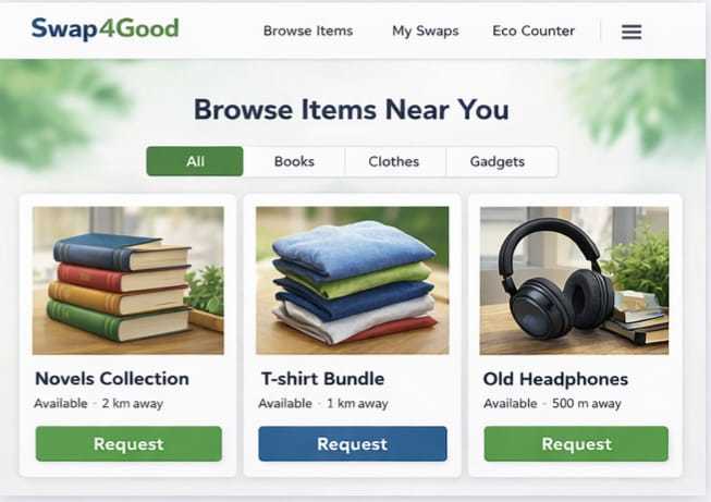Swap4Good – screenshot 2