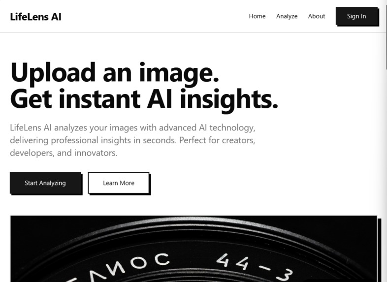 LifeLense AI – screenshot 1