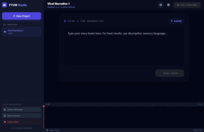 YTSM – screenshot 1