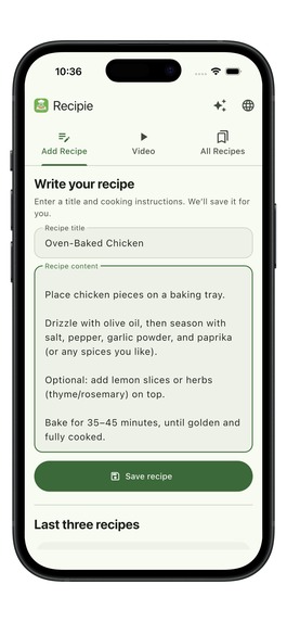 Recipie – screenshot 7