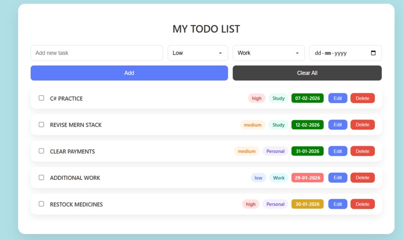 Advanced React-Todo App | Devpost