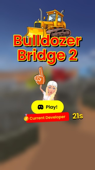 Bulldozer Bridge 2 Game – screenshot 1
