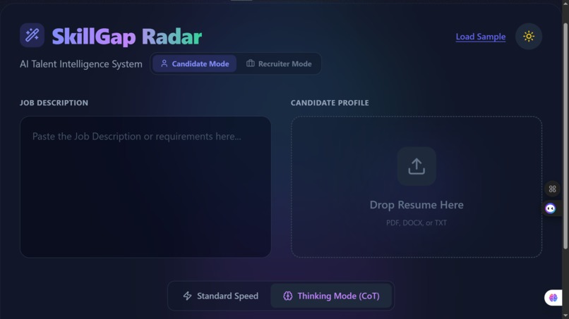 SkillGap Radar – screenshot 1