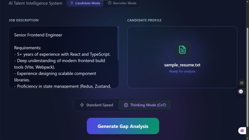 SkillGap Radar – screenshot 2