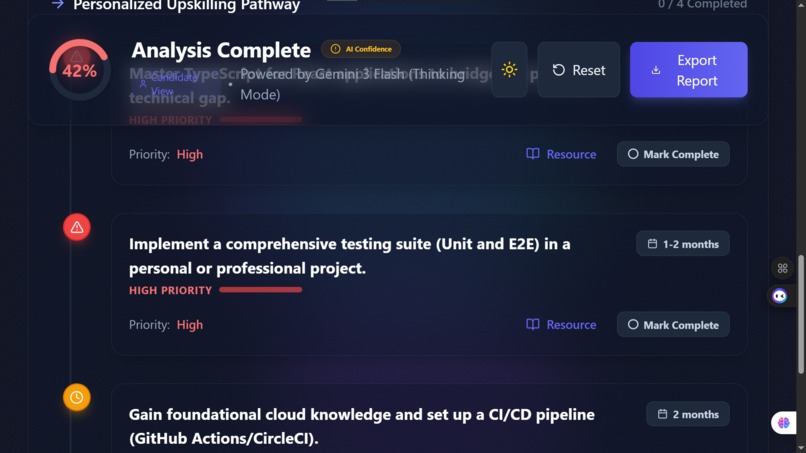 SkillGap Radar – screenshot 3