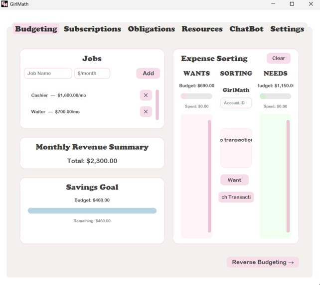GirlMath – screenshot 2