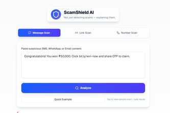 AI Scam & Phishing Detection System
