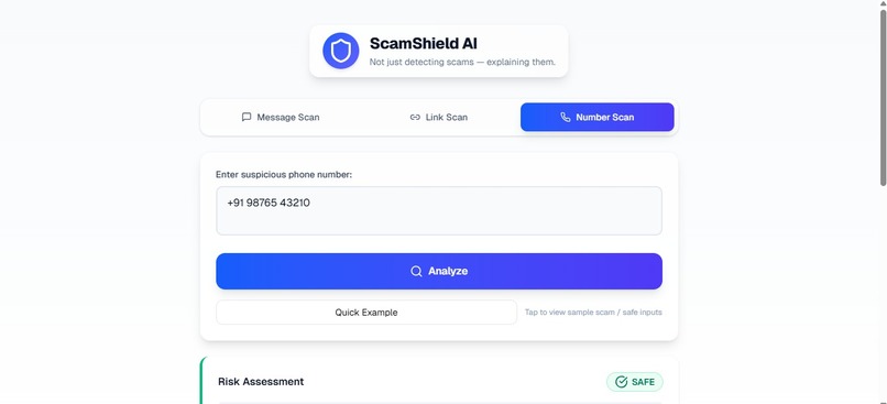 AI Scam & Phishing Detection System – screenshot 14