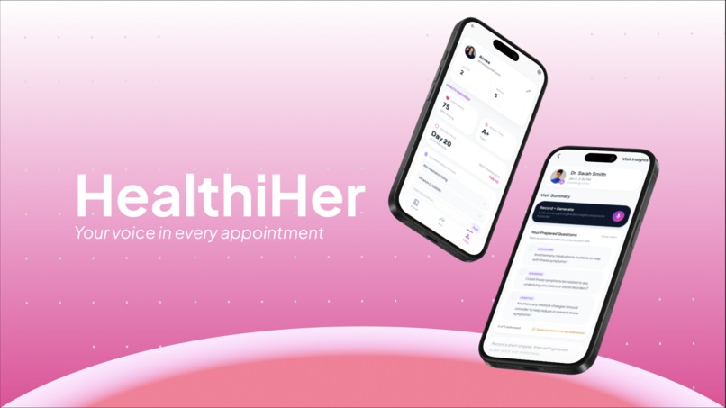 HealthiHer – screenshot 1