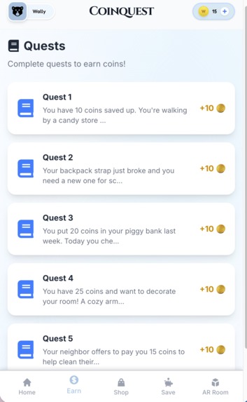 Coinquest – screenshot 3