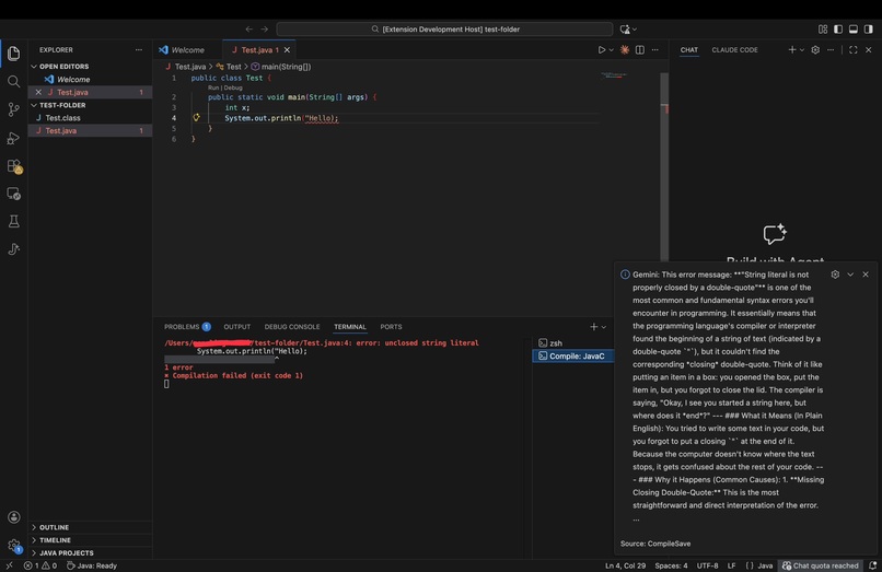 CompileSafe – screenshot 1