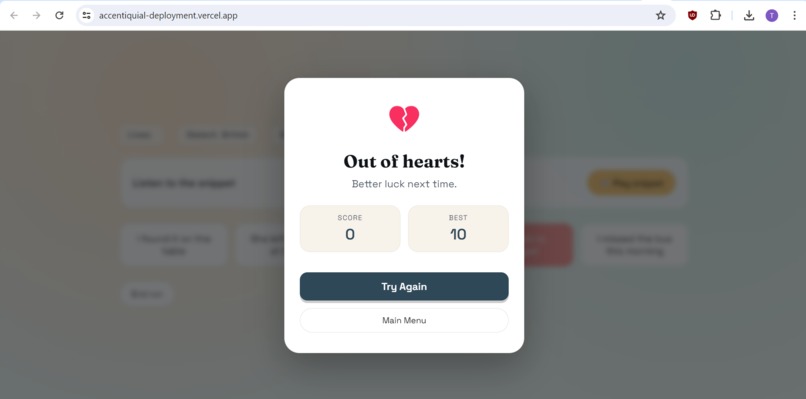 Accentiquial  – screenshot 1