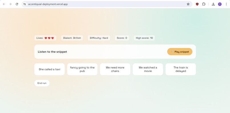 Accentiquial  – screenshot 3