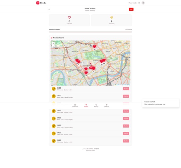 GiveGo – screenshot 2