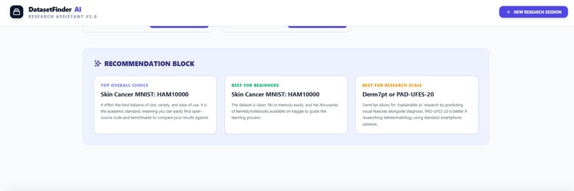 DatasetFinder AI – screenshot 3