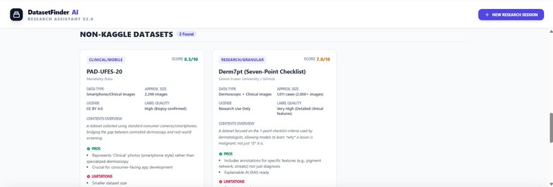 DatasetFinder AI – screenshot 4