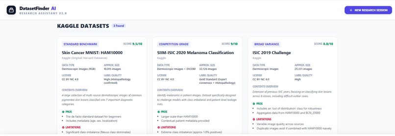 DatasetFinder AI – screenshot 5