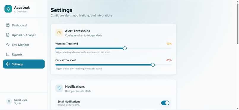 AquaLeak AI: Smart Water Leak Detection Using AI – screenshot 8