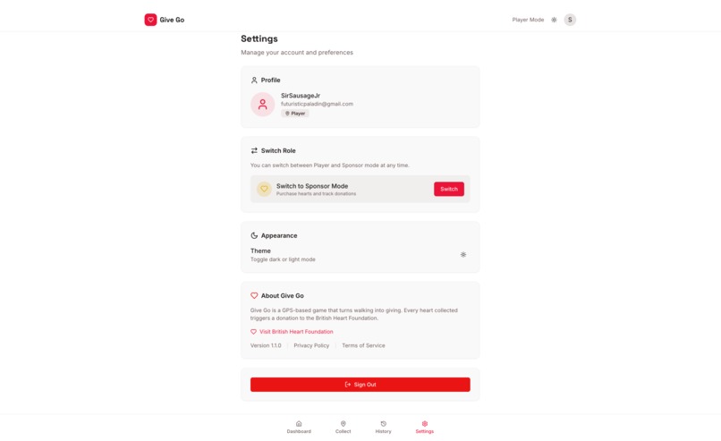 GiveGo – screenshot 3