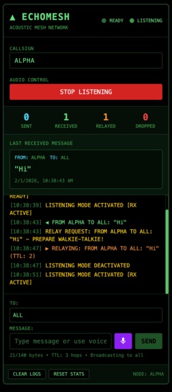 EchoMesh – screenshot 1