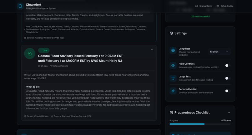 ClearAlert  – screenshot 4