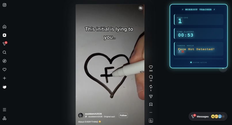 FitScroller – screenshot 1