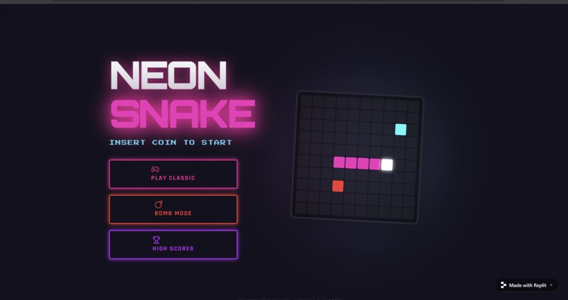 NEON SNAKE – screenshot 1
