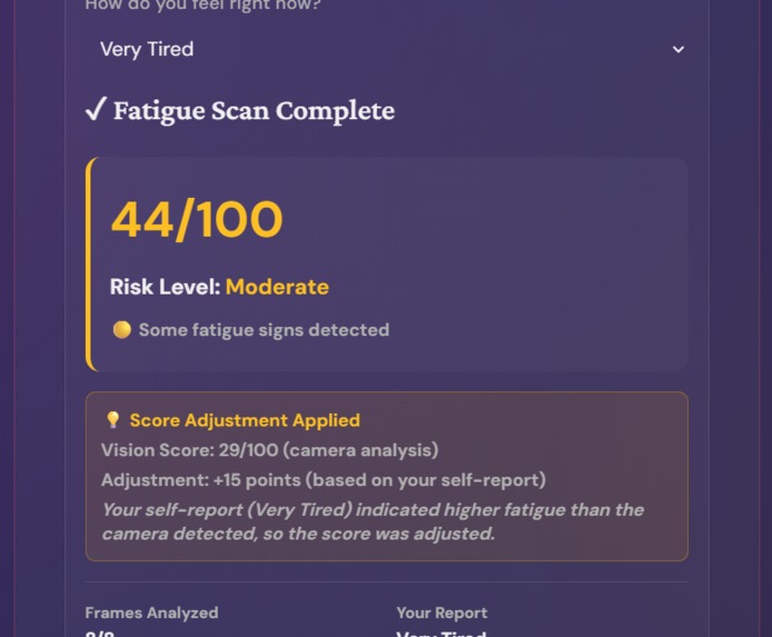 Burnout Risk Analyser – screenshot 3