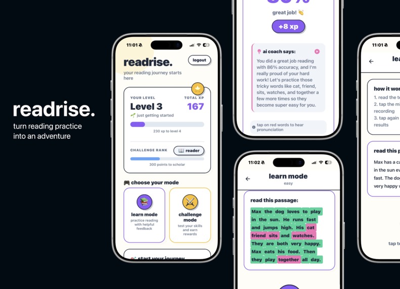 readrise: mobile ai coach for reading and speech – screenshot 1