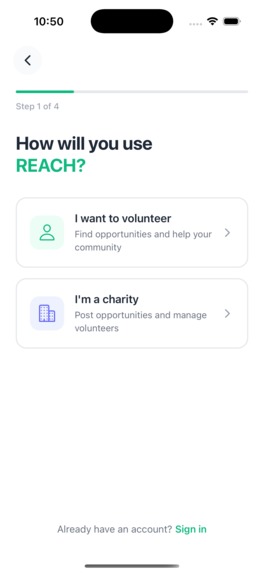 Reach – screenshot 2