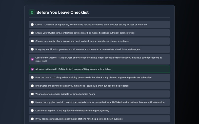 StepFree – screenshot 1