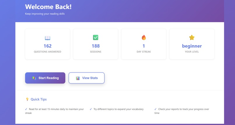 Lexia: An AI teaching tool for reading and comprehension – screenshot 1