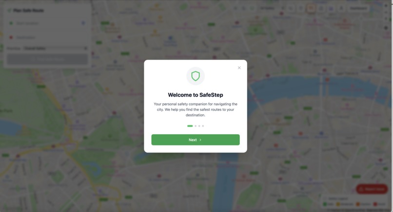 SafeStep – screenshot 1
