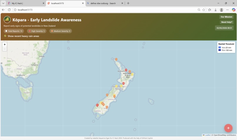 Kōpara - Early Landslide Awareness – screenshot 1