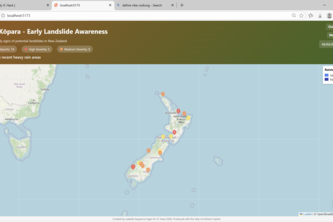 Kōpara - Early Landslide Awareness