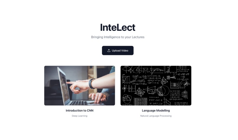 InteLect - Bringing Intelligence to your Lectures – screenshot 2