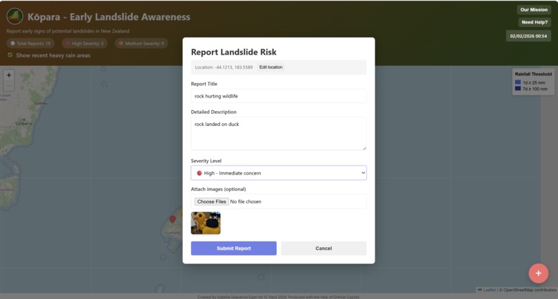 Kōpara - Early Landslide Awareness – screenshot 3