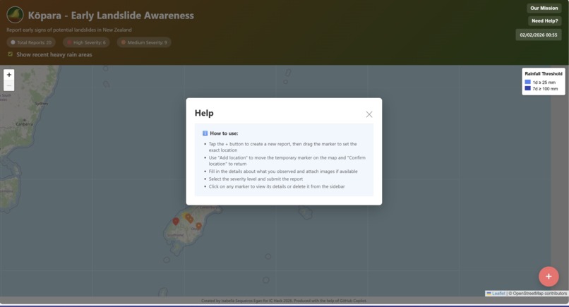Kōpara - Early Landslide Awareness – screenshot 4