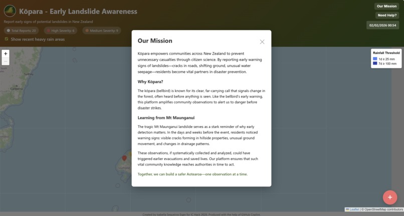 Kōpara - Early Landslide Awareness – screenshot 5