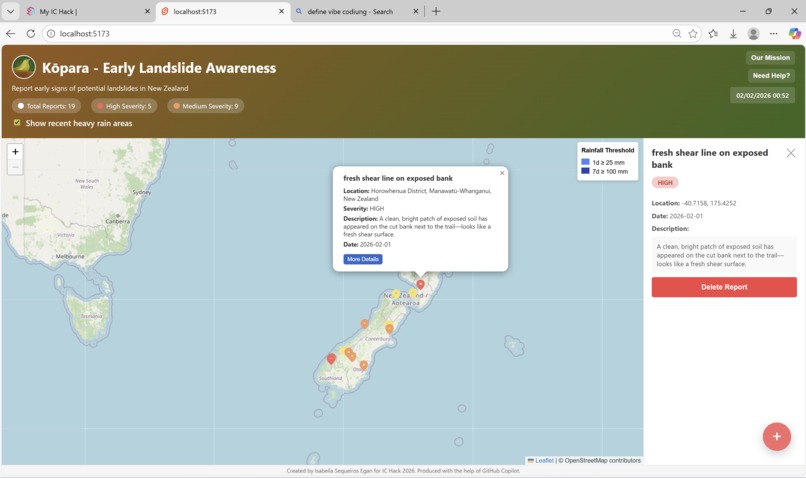 Kōpara - Early Landslide Awareness – screenshot 6