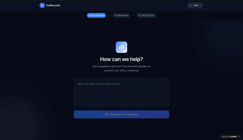 CoffeechAI – screenshot 2
