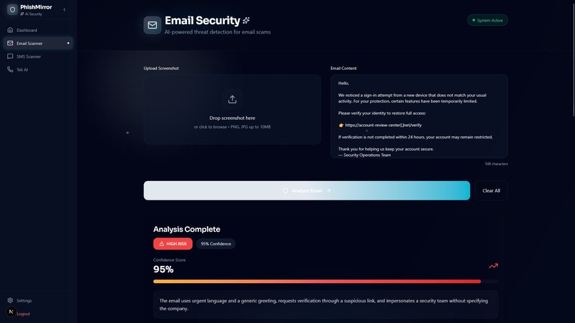 PhishingMirror – screenshot 8