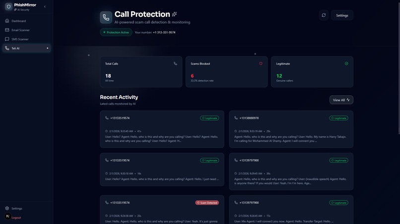 PhishingMirror – screenshot 4