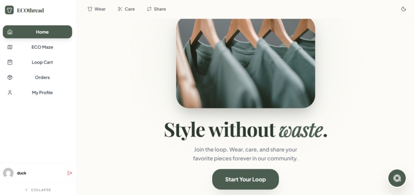 ECOthread – screenshot 1