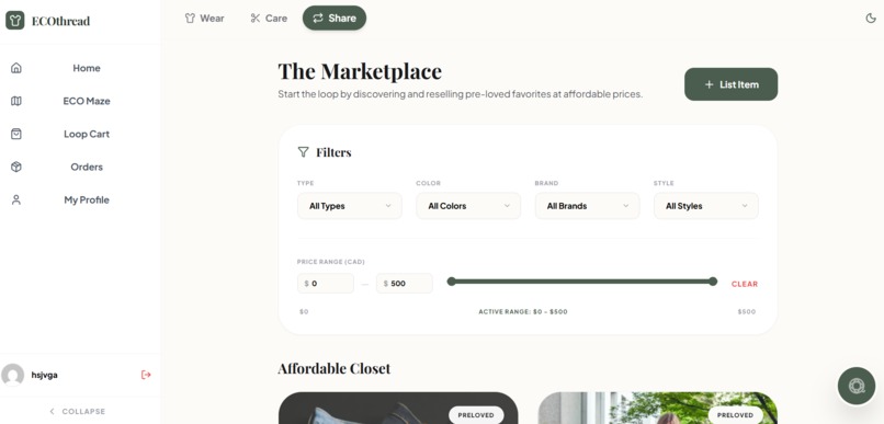 ECOthread – screenshot 7