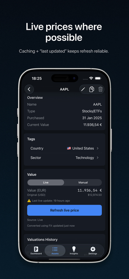Portfolio Tracker: X-Ray – screenshot 7