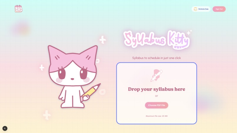 Syllabus Kitty – screenshot 2