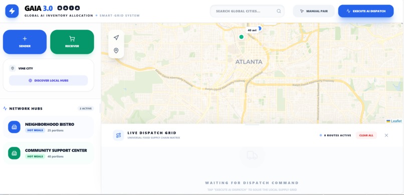 GAIA 3.0: The AI Food Smart-Grid – screenshot 1